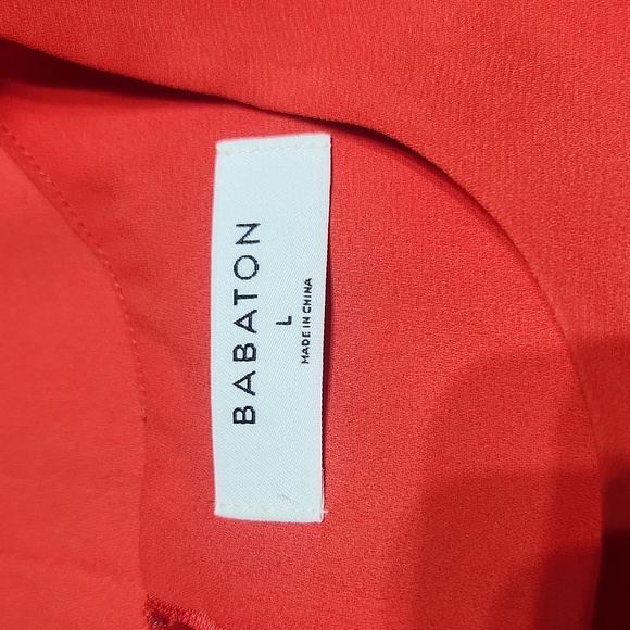 [L] BABATON Asymmetrical Hem Top - Picture 5 of 6